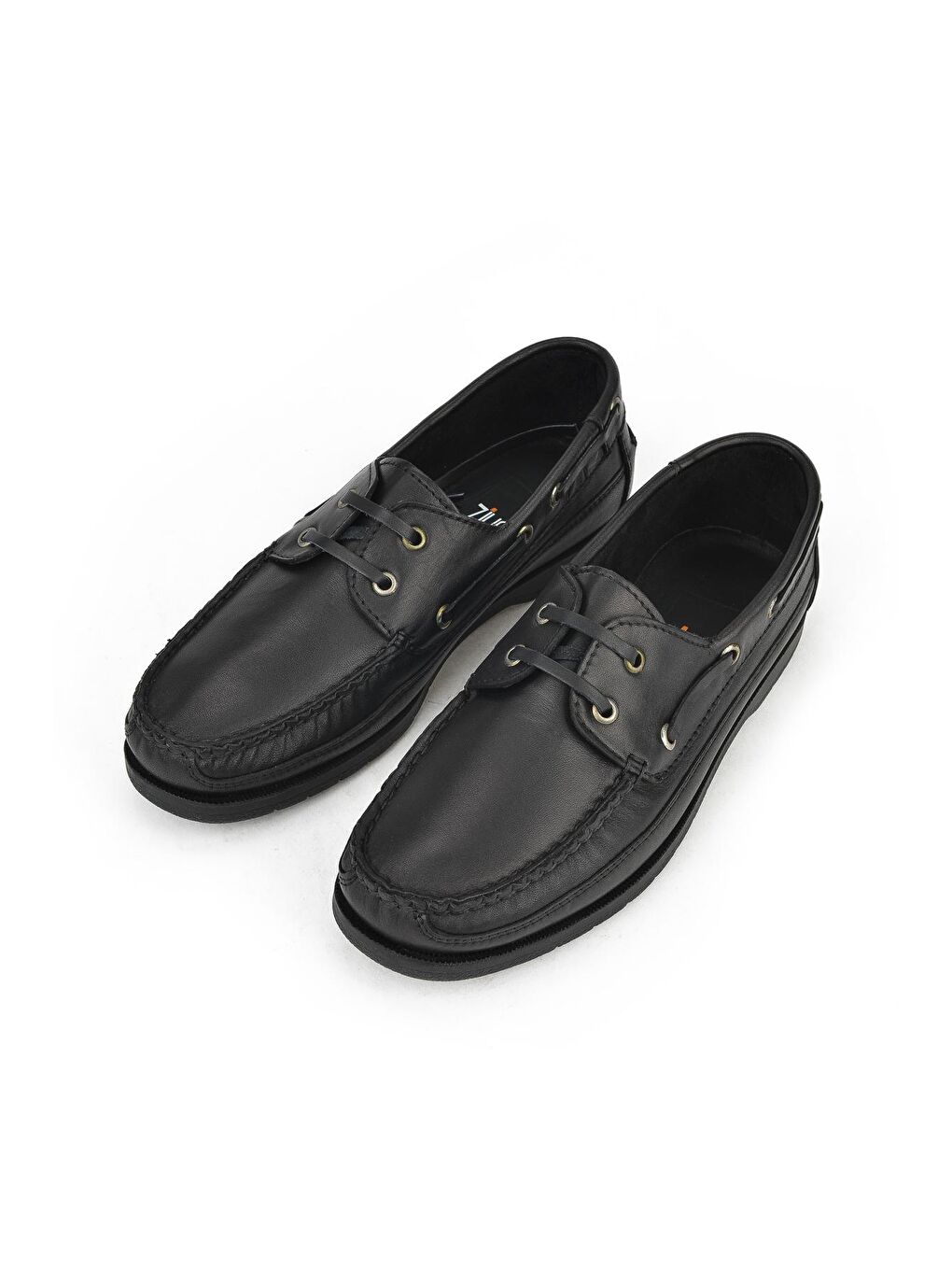 Siyah Hakiki Deri Erkek Ayakkabı-4