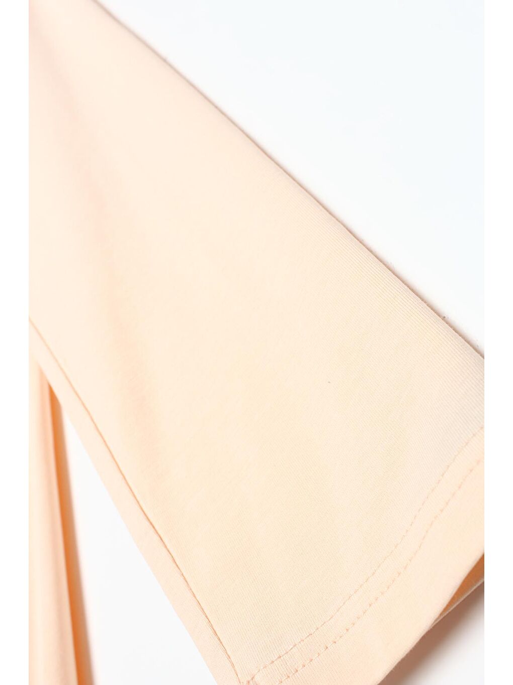 Bej Ten Uzun Kollu İçlik Elbise-4