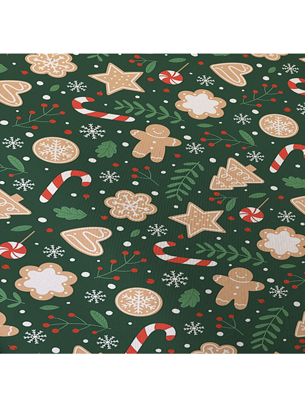 Karışık Yılbaşı Desenli Tek Kişilik Baskılı Lastikli Çarşaf Takımı– 100x200cm-2