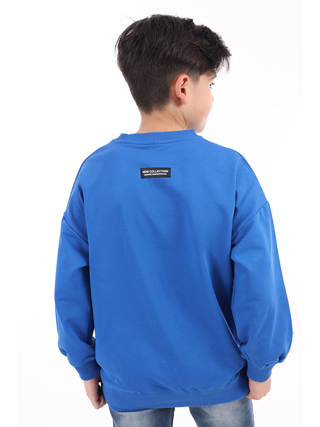Mavi Erkek Çocuk Baskılı Sweatshirt-2
