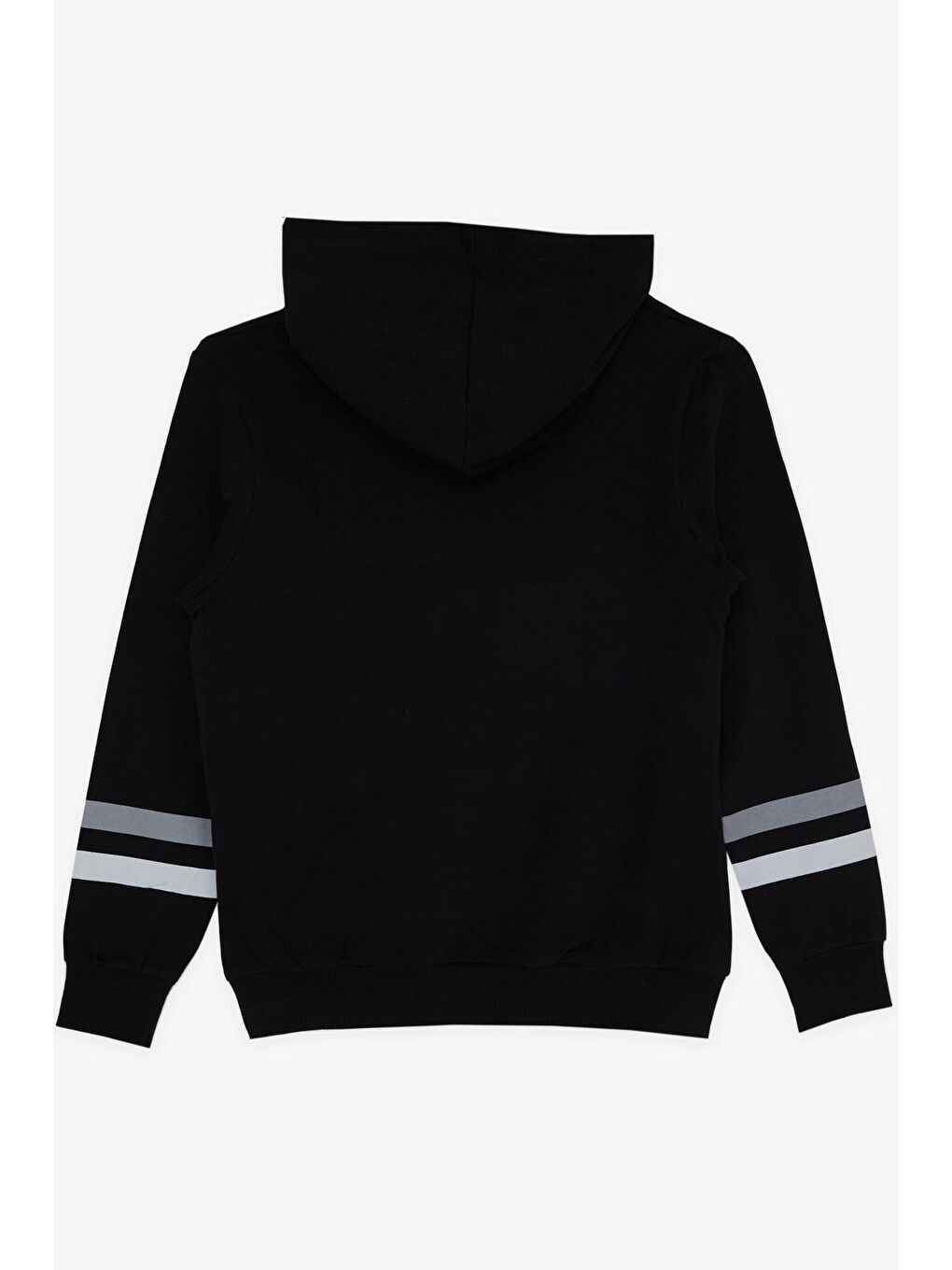 Breeze Siyah Erkek Çocuk Sweatshirt Kapüşonlu Nakışlı Siyah  9 10 Yaş - 1