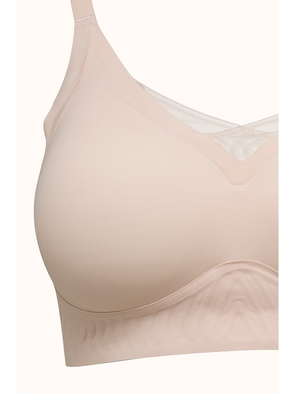 Balensiz Dikişsiz Lazer Kesim Pedli Sütyen Cc422 Pembe-1