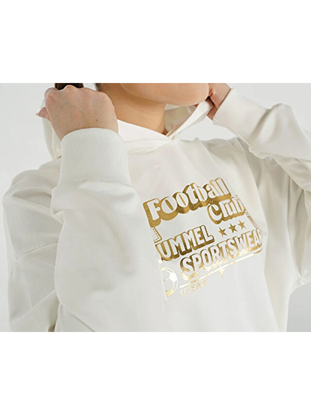 Albina Oversize Hoodie Kadın Günlük Sweatshirts 922135-9003 Bej-6
