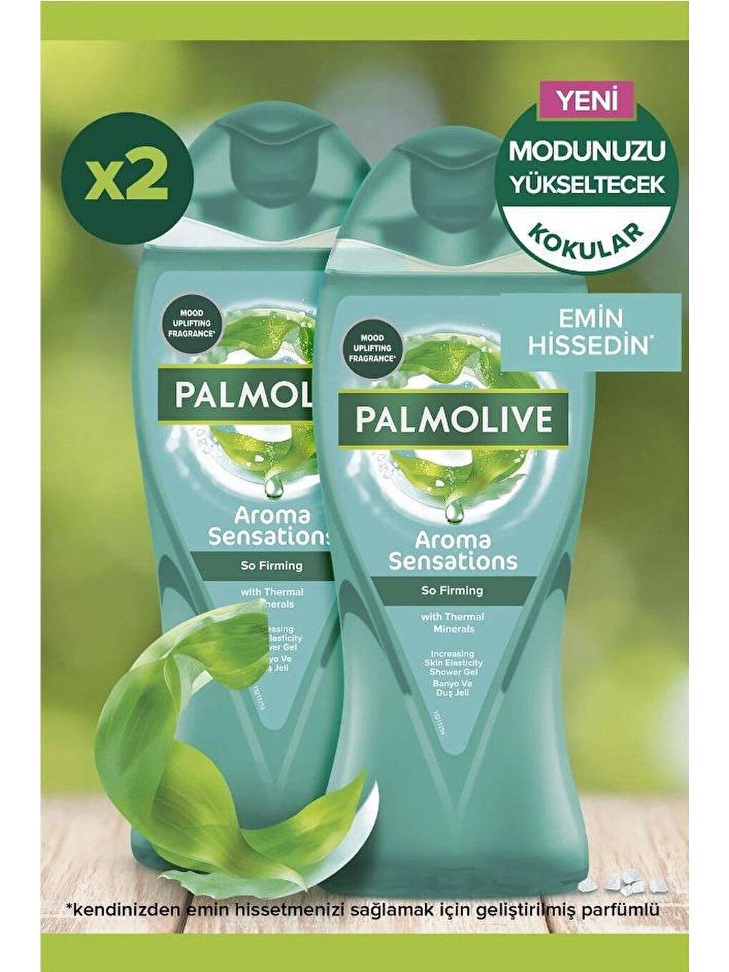 Palmolive Mavi Aroma Sensations So Firm Banyo ve Duş Jeli 500 ml x 2 Adet + Duş Lifi Hediye - 1