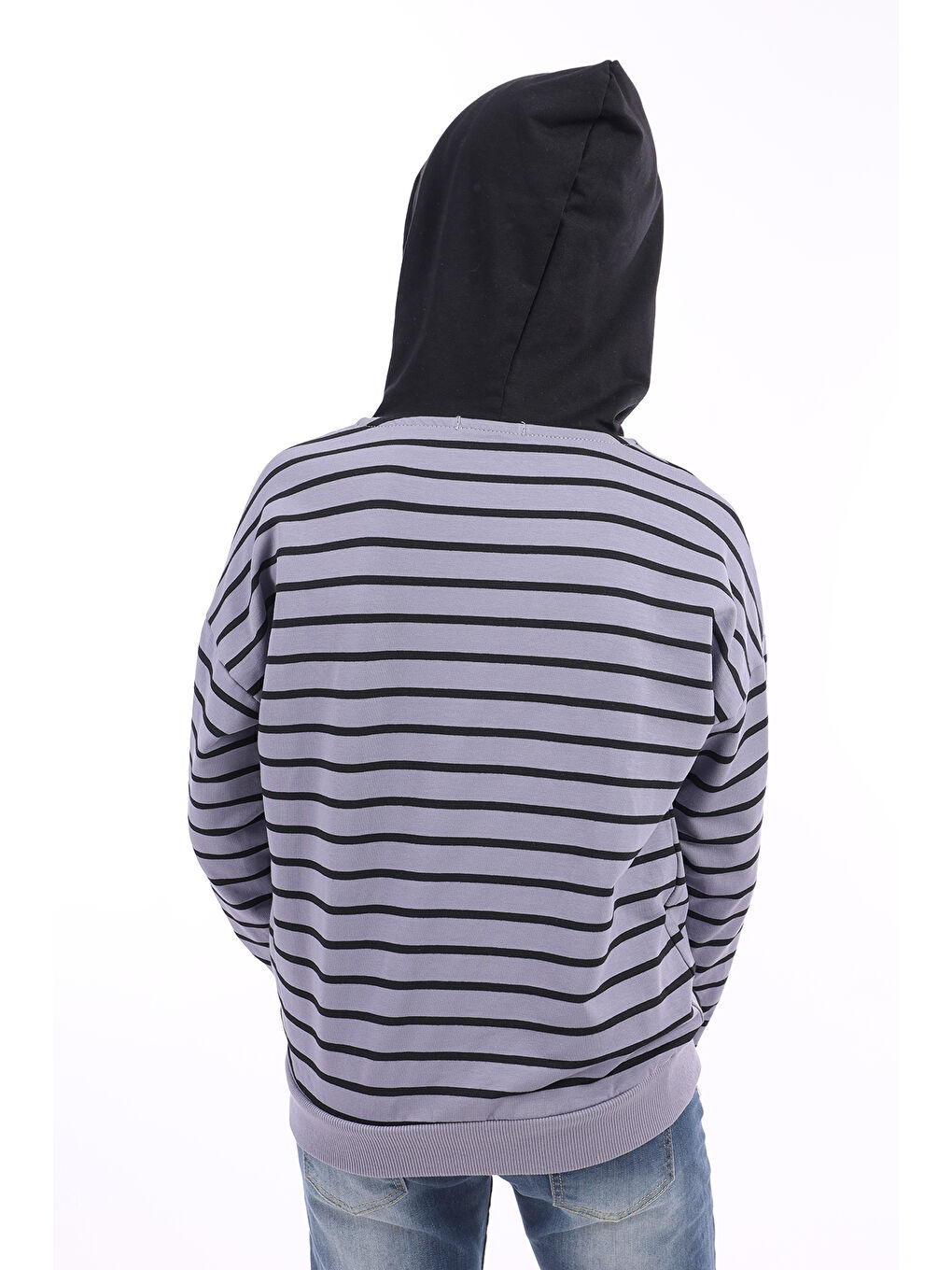 Gri Erkek Çocuk Sweatshirt-1