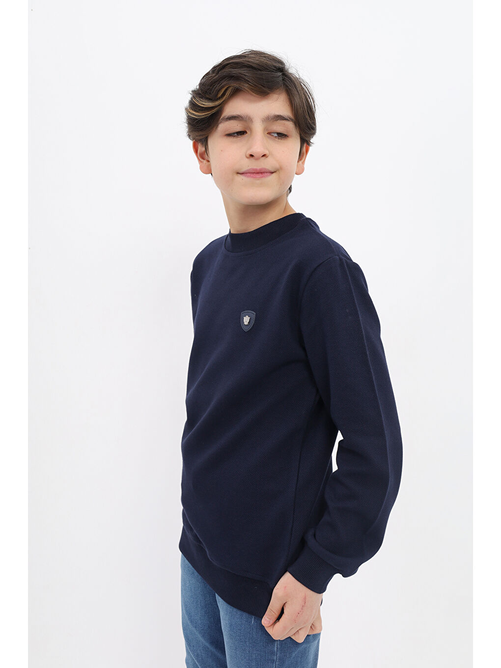 Lacivert Erkek Çocuk Sweatshirt-2