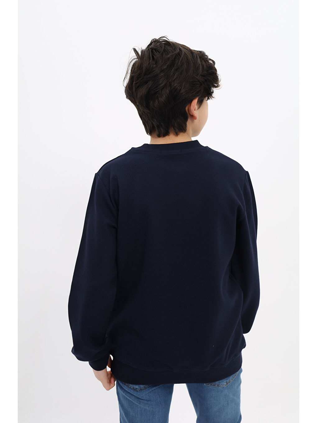 Lacivert Erkek Çocuk Sweatshirt-3