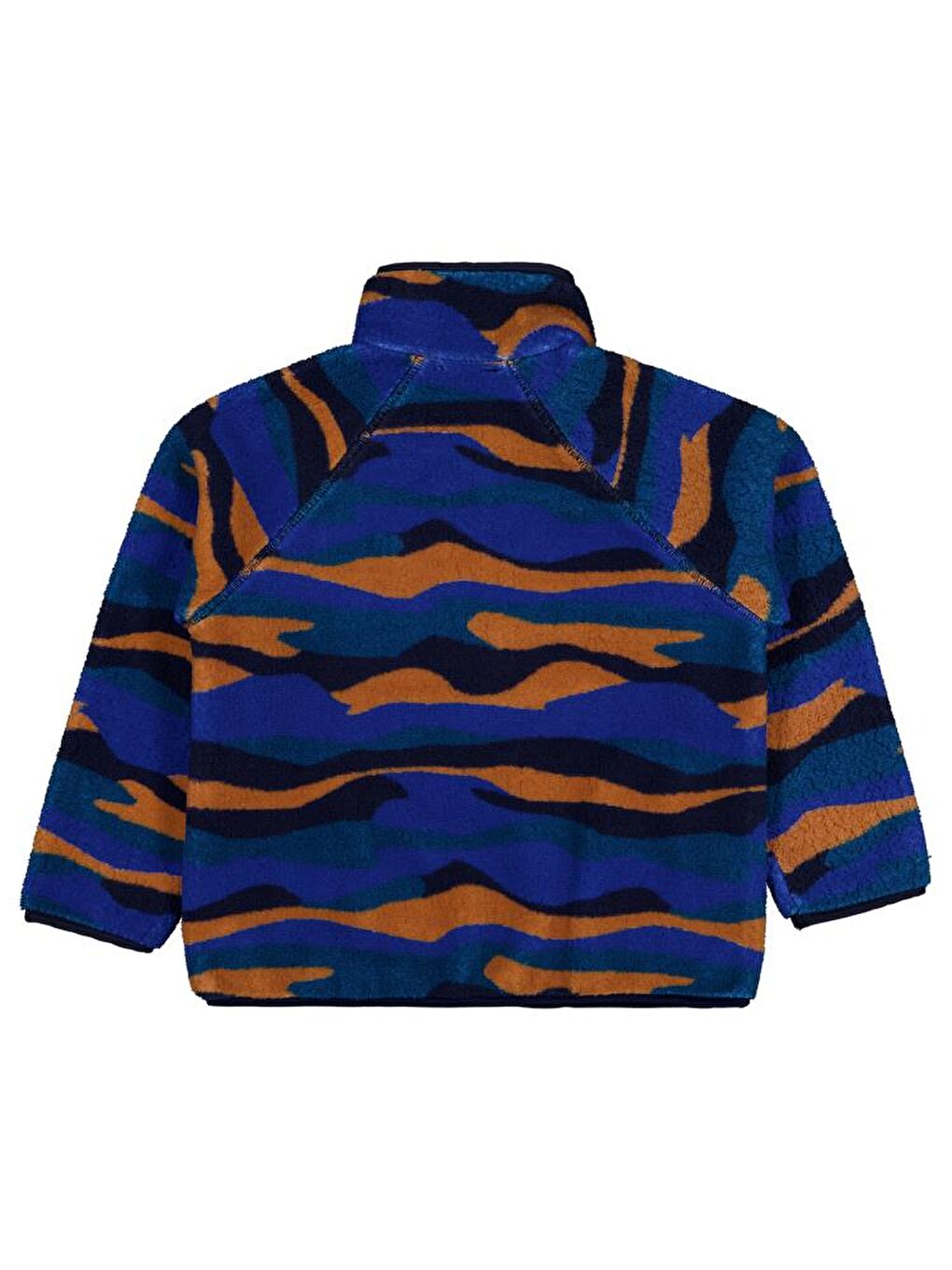 Boys Karışık Dalga Desenli 6-9 Yaş Sweatshirt - Mavi 6-7 Yaş-2