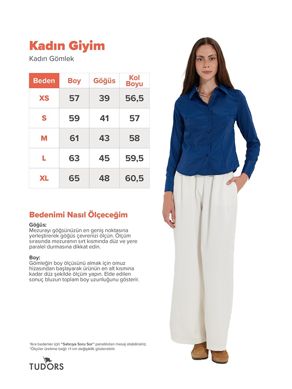 Kadın Slim Fit Dar Kesim Pensli Vücuda Oturan Klasik Yaka Uzun Kollu Elastanlı Lacivert Gömlek-2