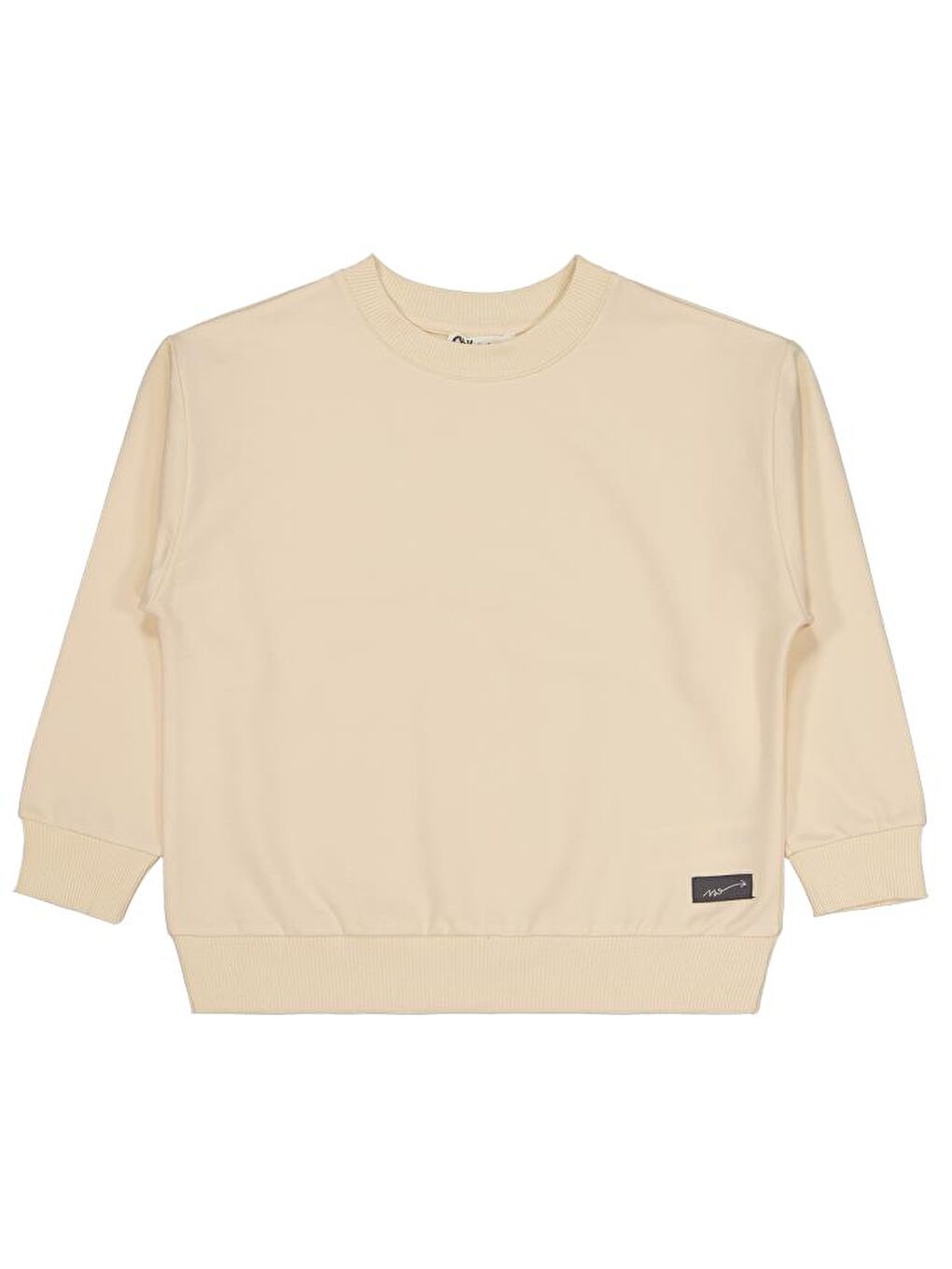 Boys No Etiketli 6-9 Yaş Sweatshırt - Bej9-10 Yaş