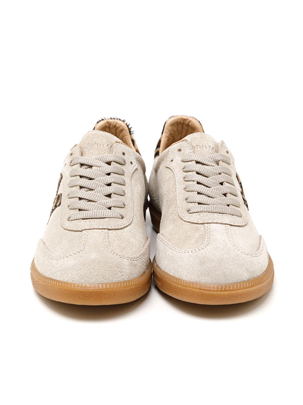 Bej Kadın Sneaker ( Günlük) RC-25Y-088-M-VADE Ten Süet-Leopar Tay-2