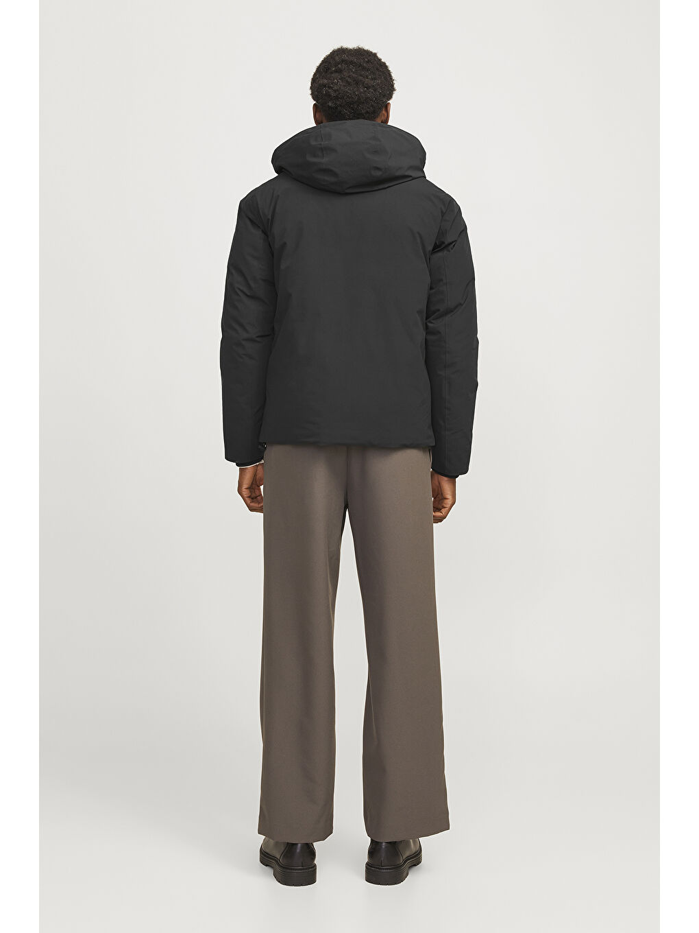 Siyah Premium Jprblawave Suya Dayanıklı Regular Fit Kapüşonlu Erkek Mont 12259457-2