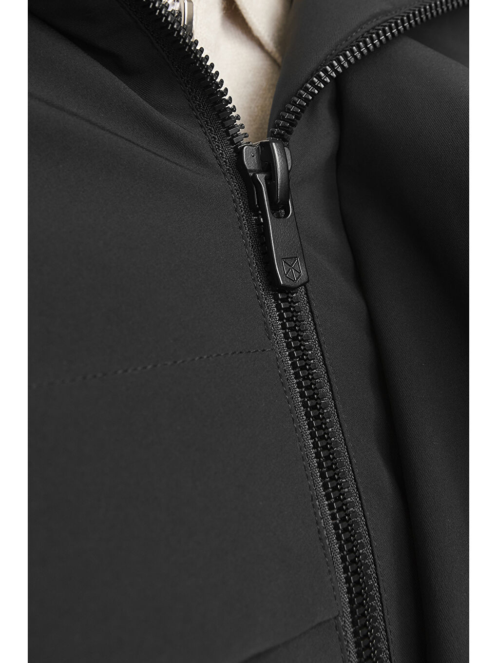 Siyah Premium Jprblawave Suya Dayanıklı Regular Fit Kapüşonlu Erkek Mont 12259457-5