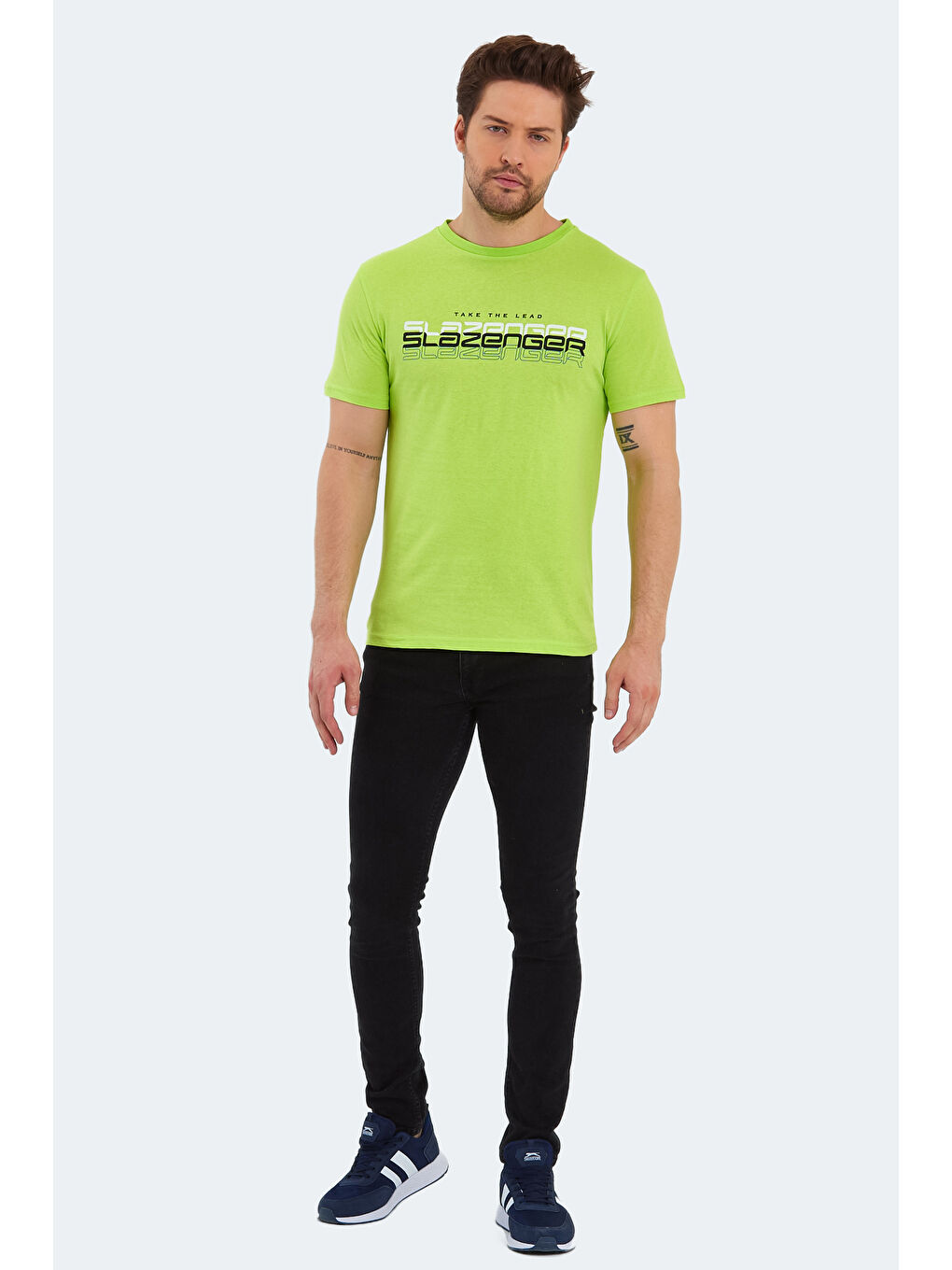 Sarı PALLU Erkek Tişört Limon-6