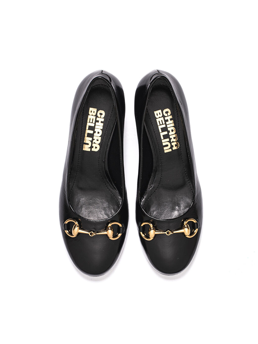 Siyah Kadın Topuklu/ Stiletto 645 10 Patent Leather Wrinkled-7