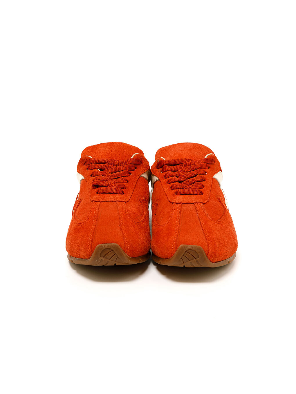 Turuncu Kadın Sneaker ( Günlük) RC-25Y-187-MIU1005 Oranj Süet-Bej Cilt-3