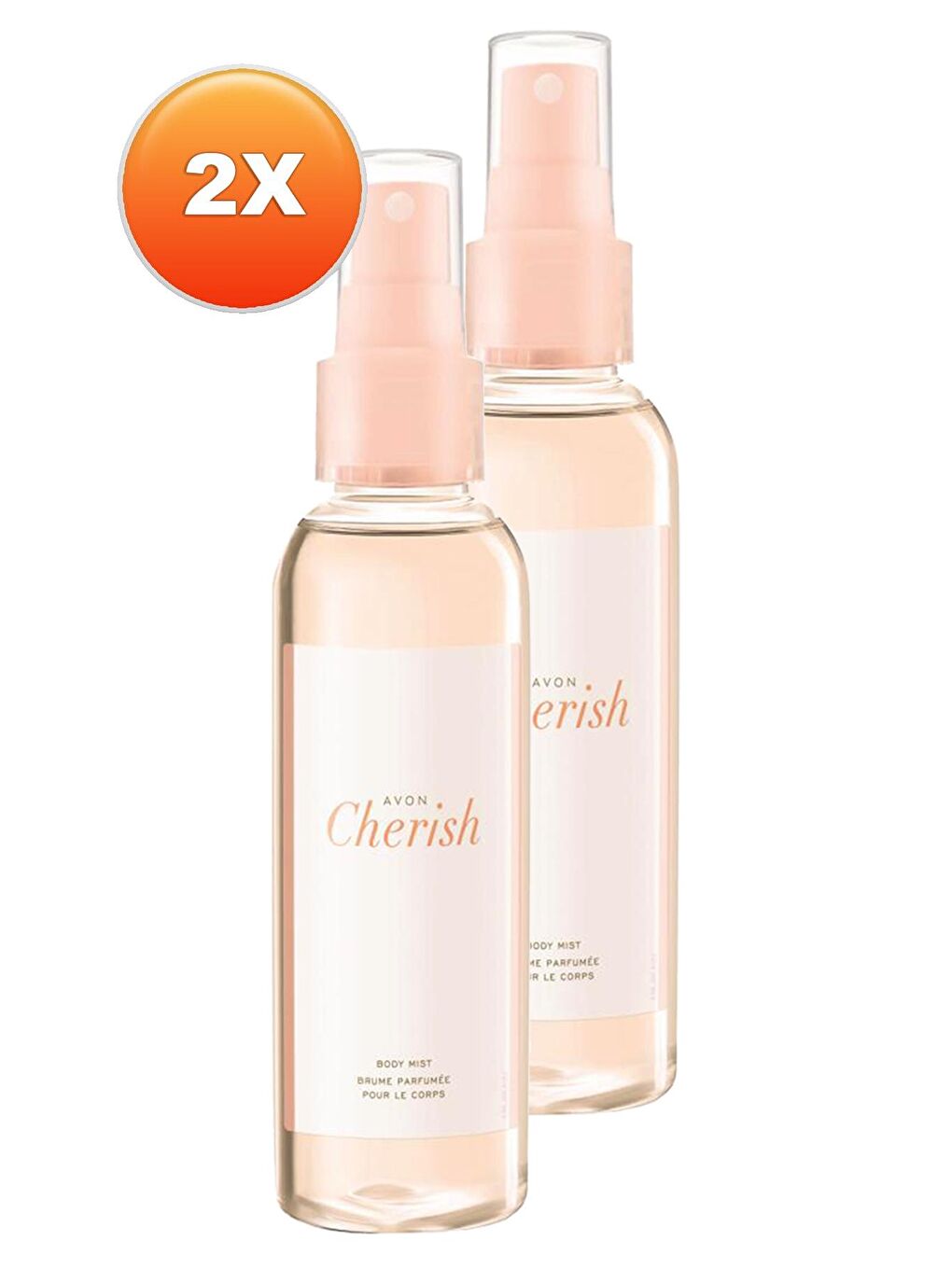 AVON Renksiz Cherish Kadın Vücut Spreyi 100 Ml. İkili Set - 1