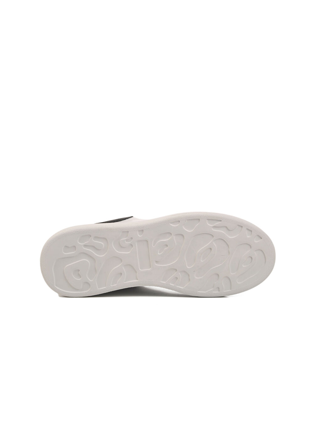 Beyaz Siyah Hakiki Deri Erkek Sneaker Premium 02028 M-4