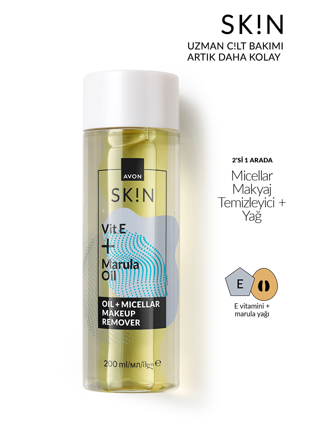 SK!N Micellar Makyaj Temizleyici + Yağı 200 Ml.-1