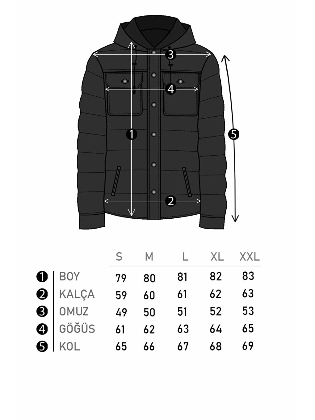 Mavi Kapüşonlu Mont Kaban NR 405-4