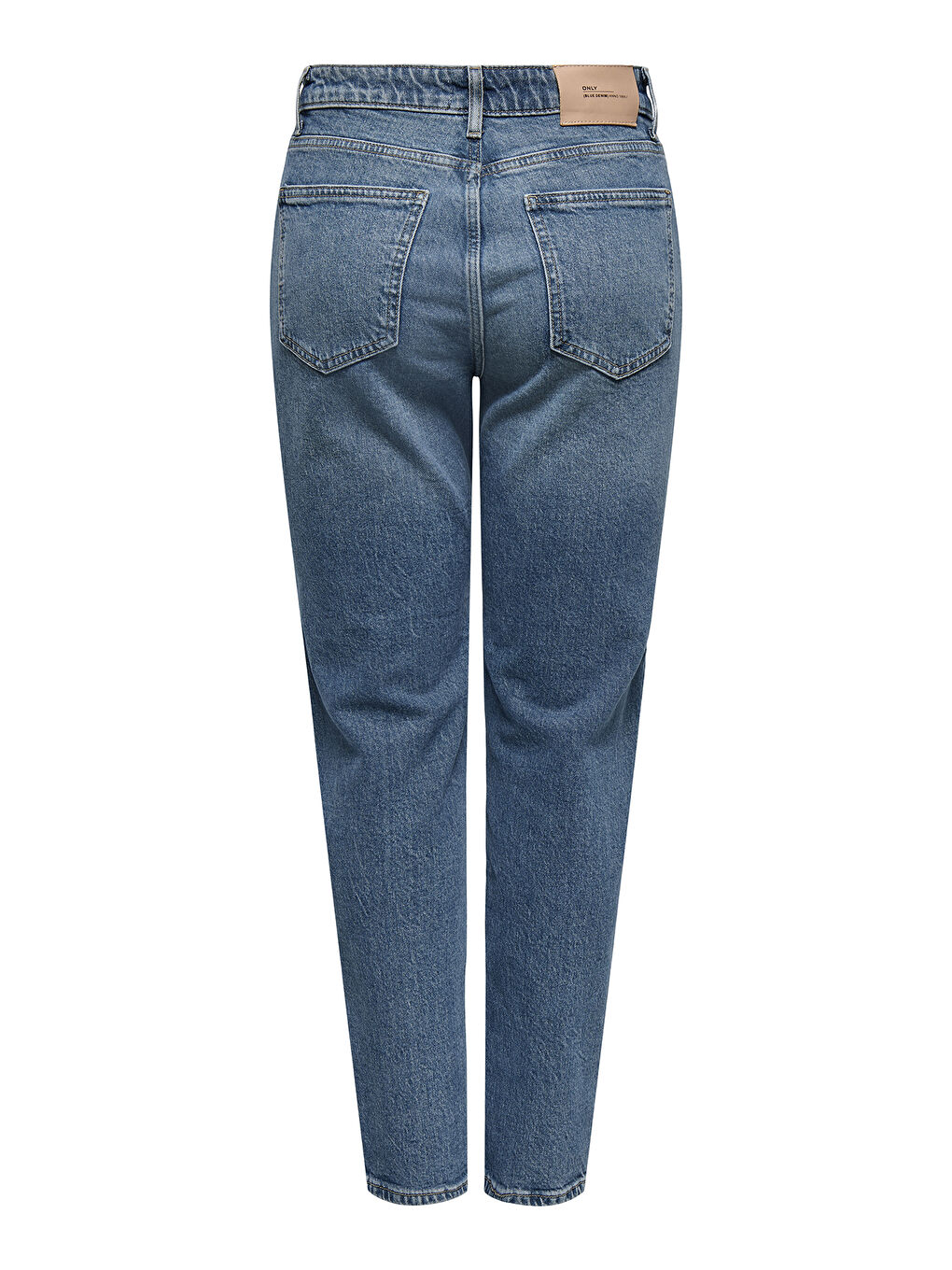 Only Mavi Onlemily Pamuklu Straight Fit Yüksek Bel Kadın Jeans 15302428 - 4