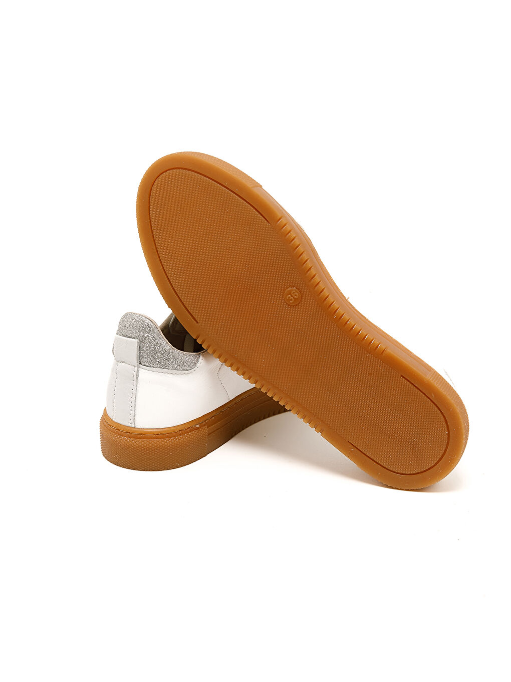 Kadın Sneaker ( Günlük) MAR-25Y-192-3030 Bej Süet-Beyaz Cilt-Silver Sim-5