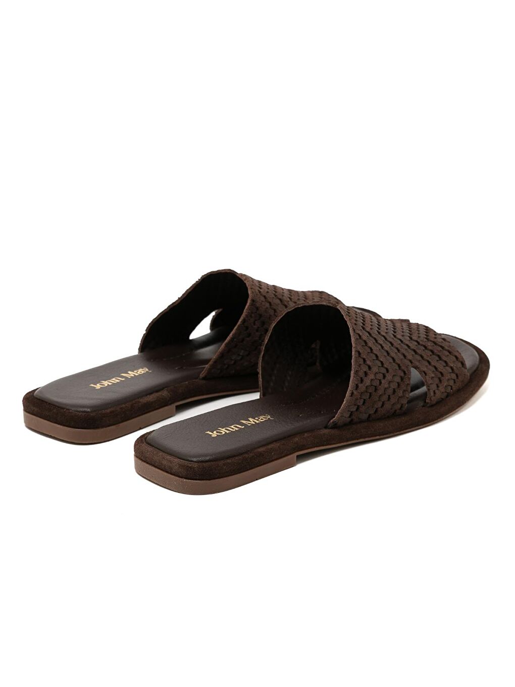 Kahverengi Kadın Terlik RC-25Y-001-R29645 Kahve Süet-3