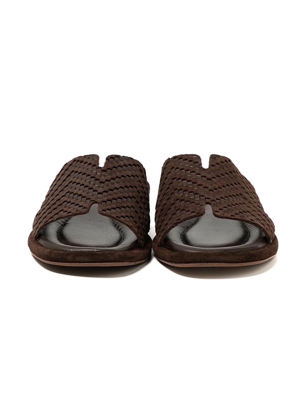 Kahverengi Kadın Terlik RC-25Y-001-R29645 Kahve Süet-5