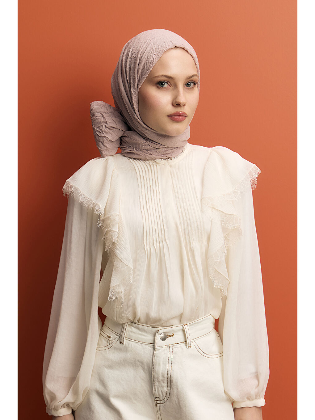 Pembe Vual Kraş Şal Çakıl Taşı-1