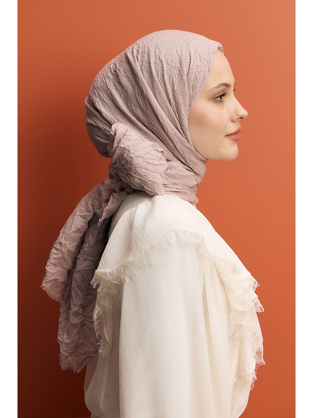 Pembe Vual Kraş Şal Çakıl Taşı-2