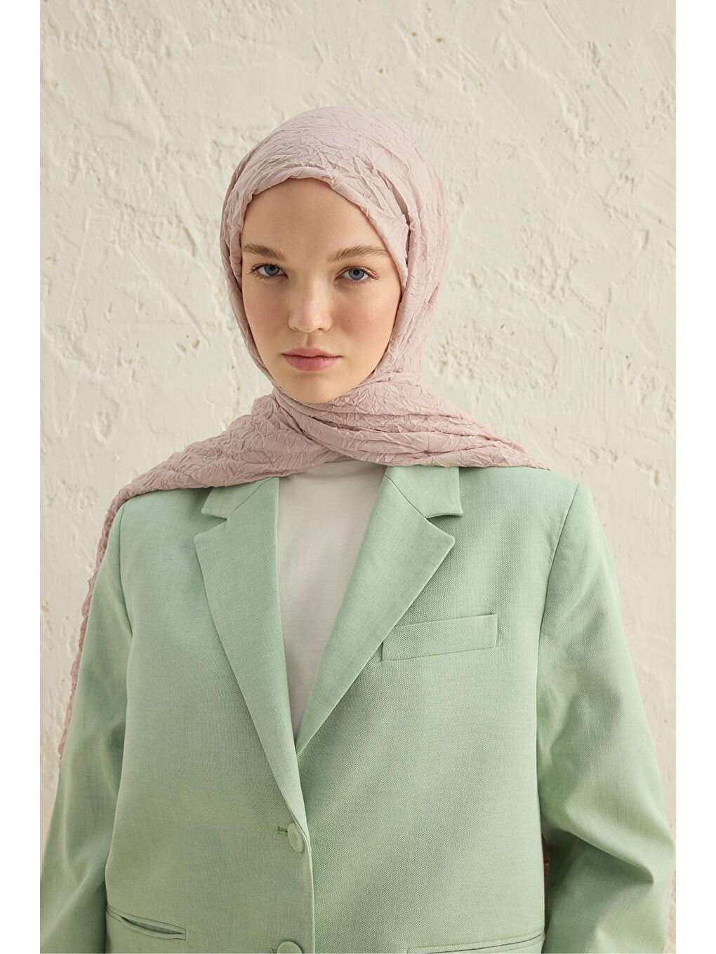 Pembe Vual Kraş Şal Çakıl Taşı-3