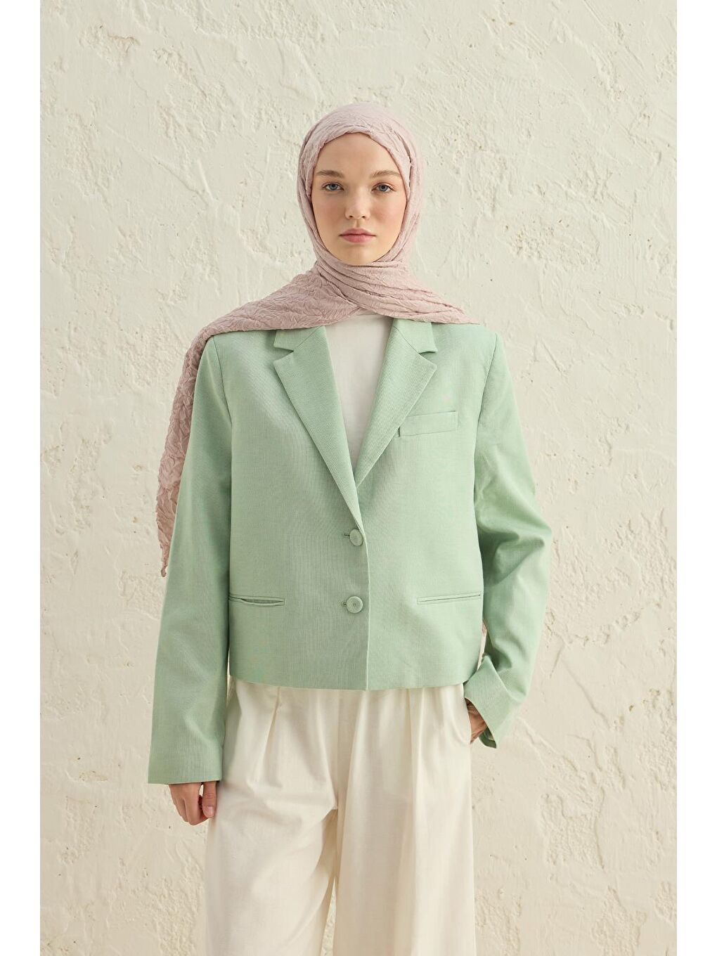 Pembe Vual Kraş Şal Çakıl Taşı-4