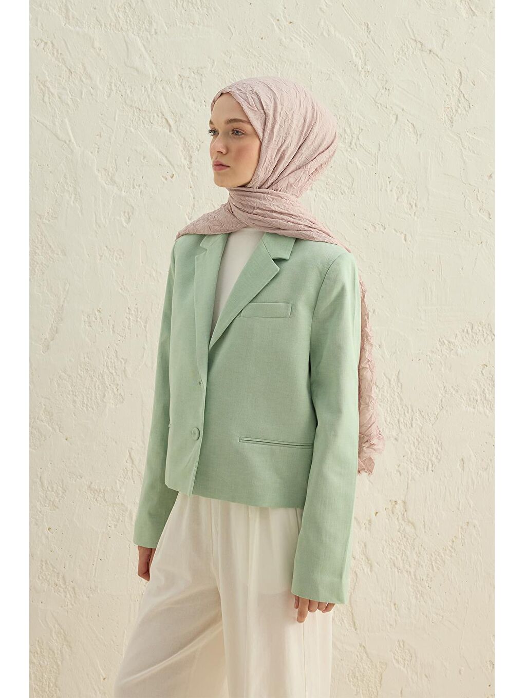 Pembe Vual Kraş Şal Çakıl Taşı-5