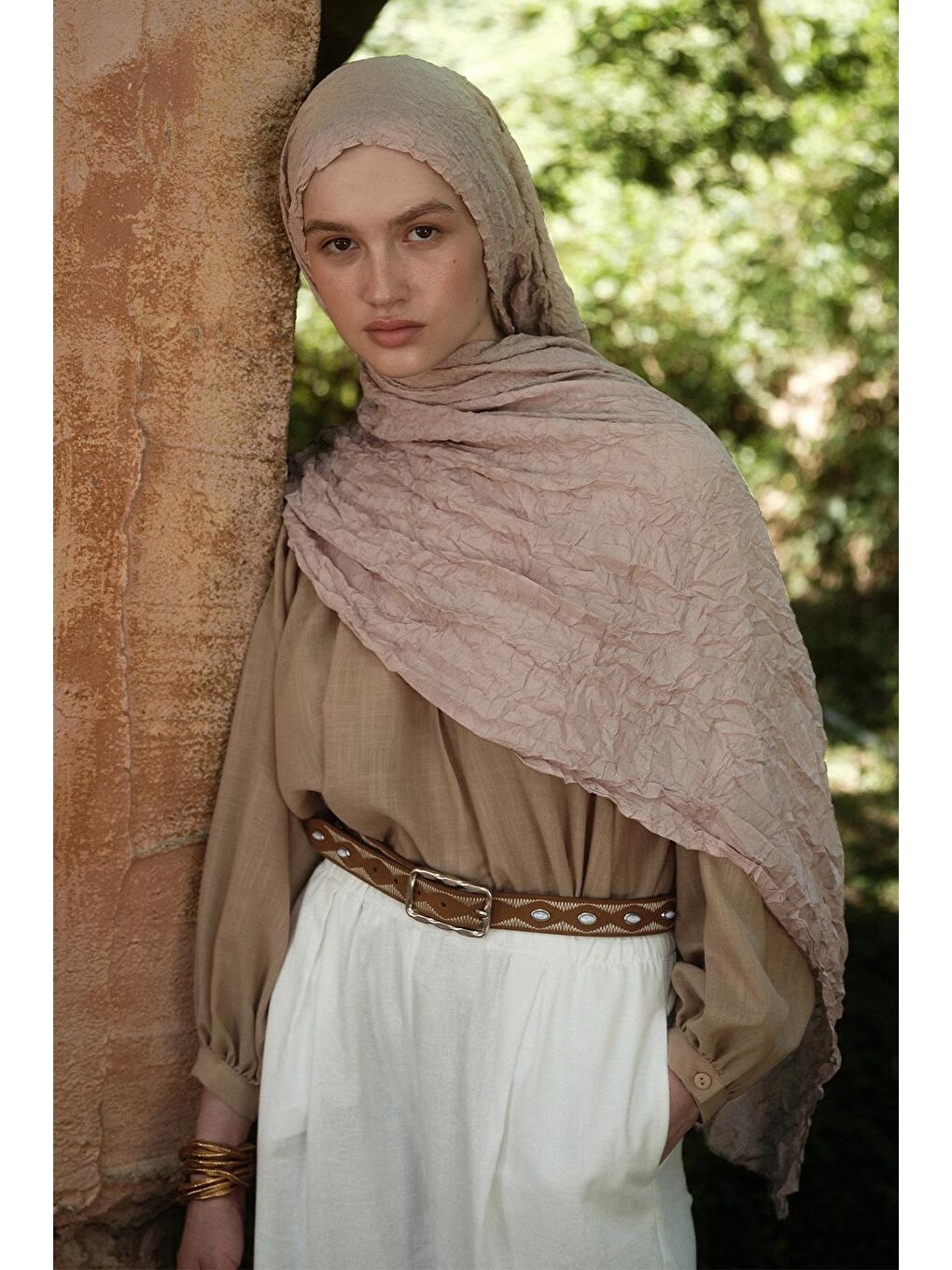 Pembe Vual Kraş Şal Çakıl Taşı-7