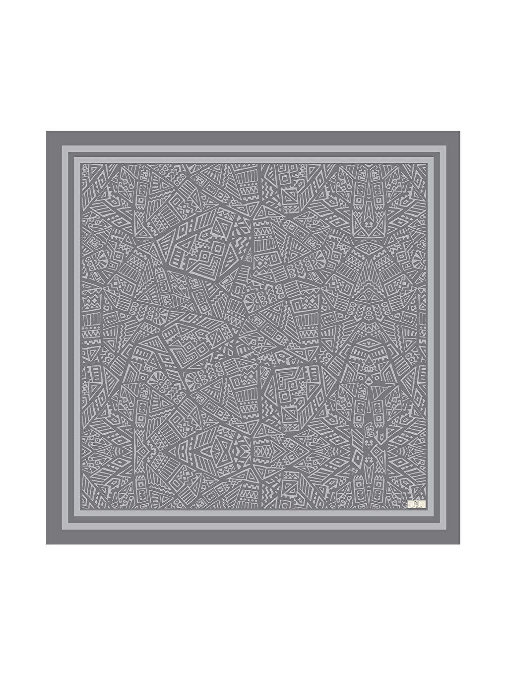 Twill İpek Eşarp Tina Gri