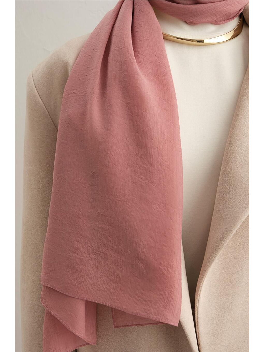 Pembe Trend Woody Şal 15 10-1