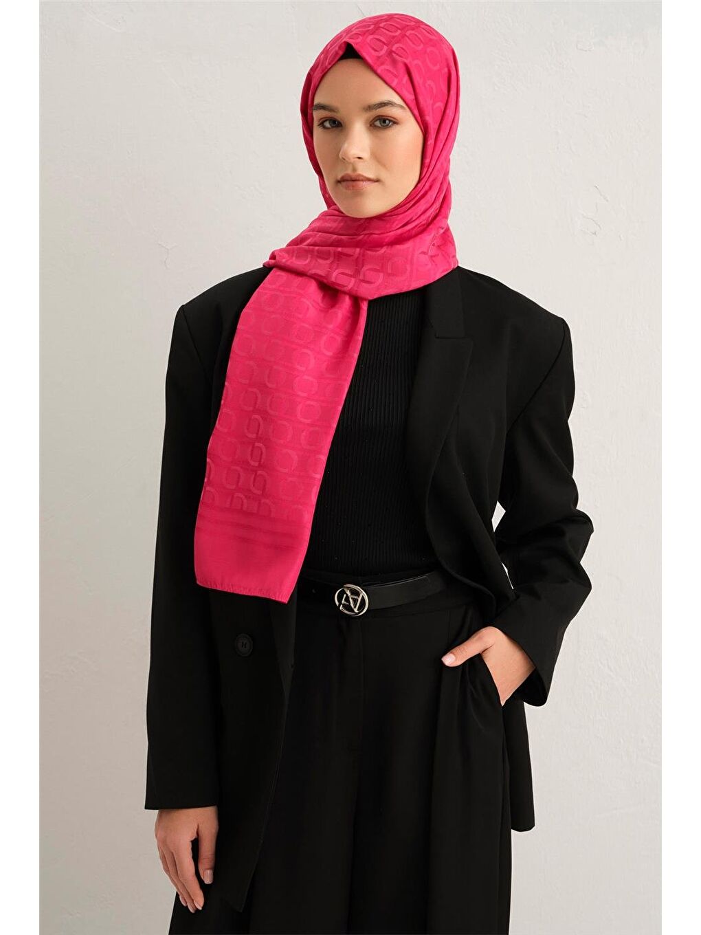 Pembe Trend Diamond Şal 6 4829 52