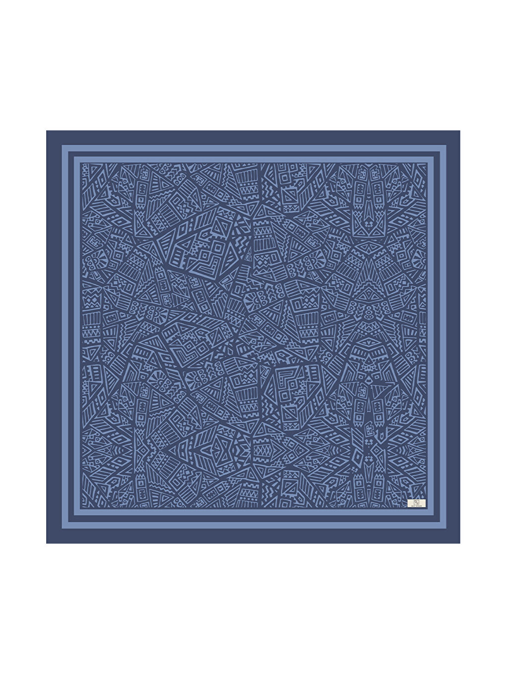 Twill İpek Eşarp Tina İndigo-1