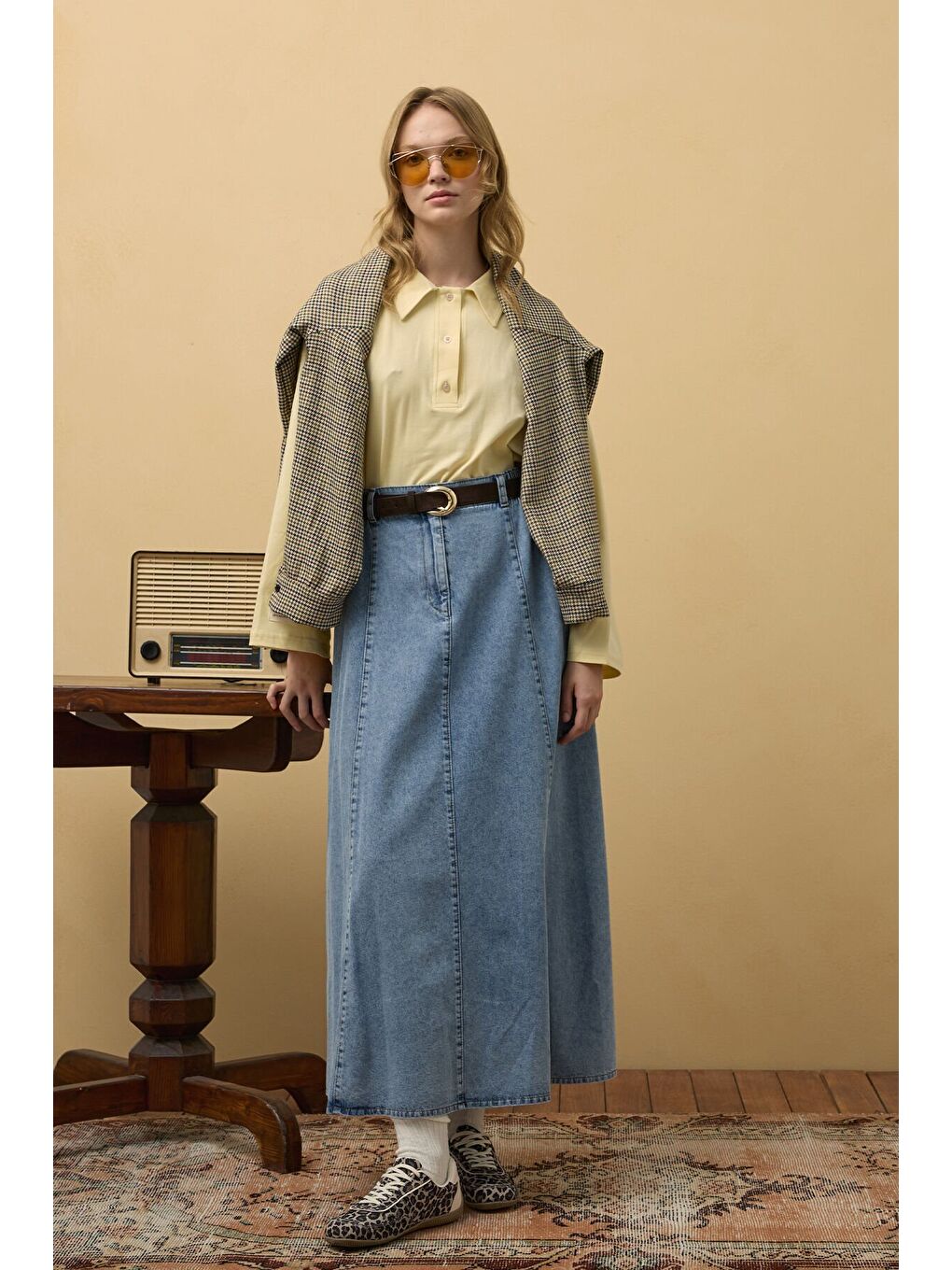 Tererağ Sarısı Süprem Yakalı Body-1