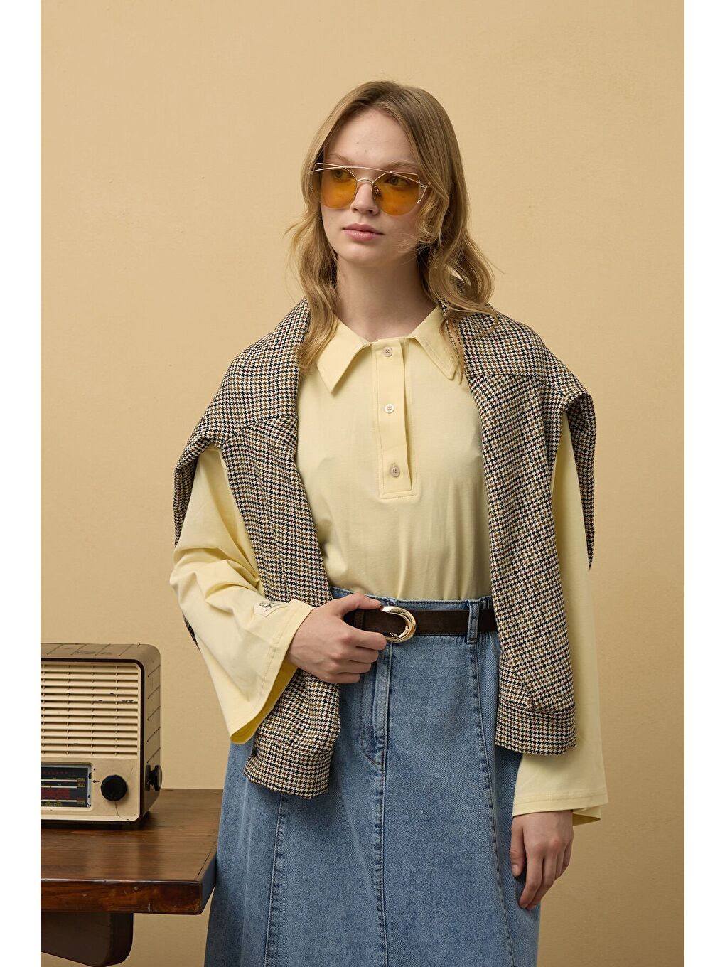 Tererağ Sarısı Süprem Yakalı Body-2