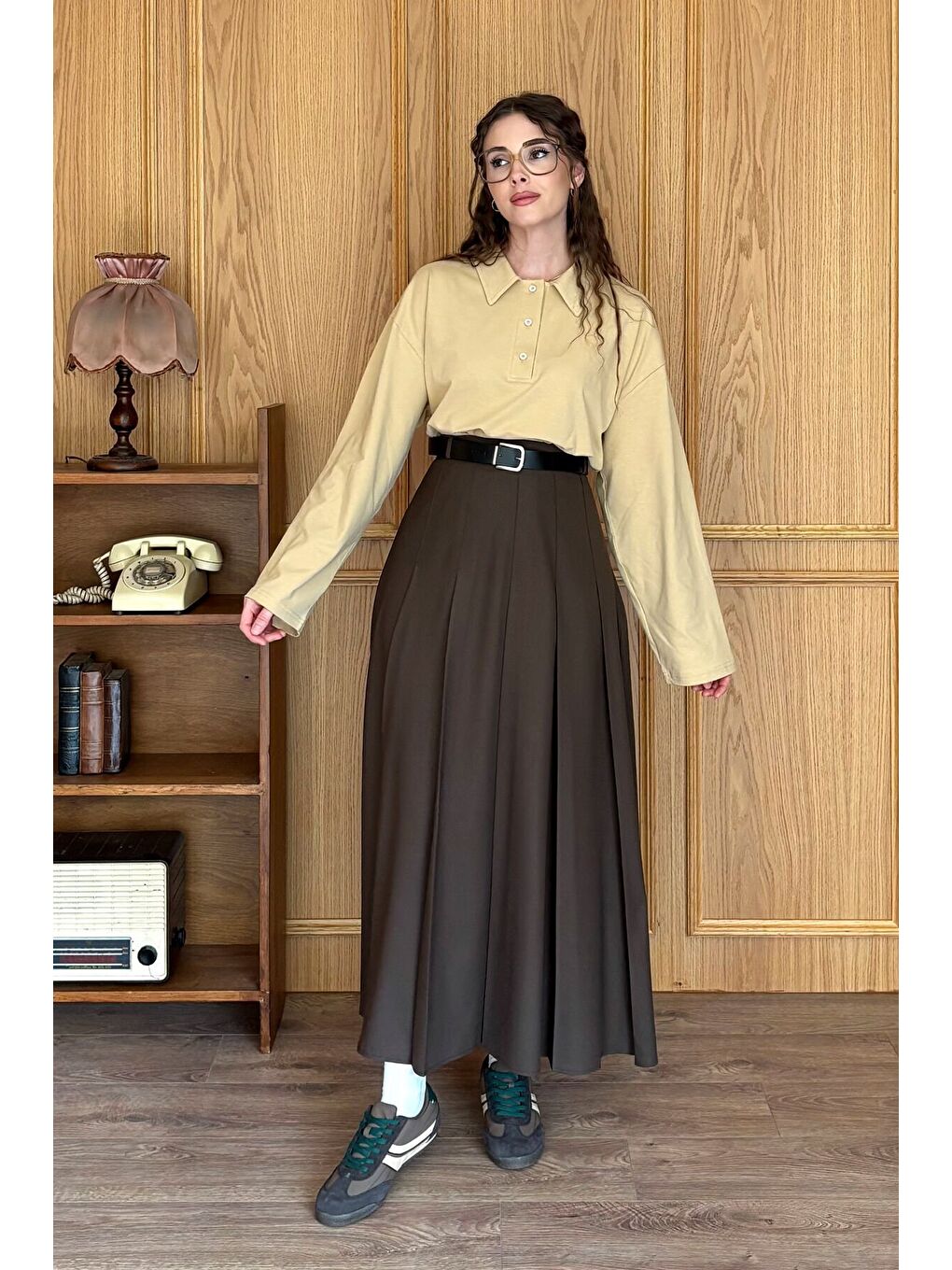 Bej Süprem Yakalı Body-2