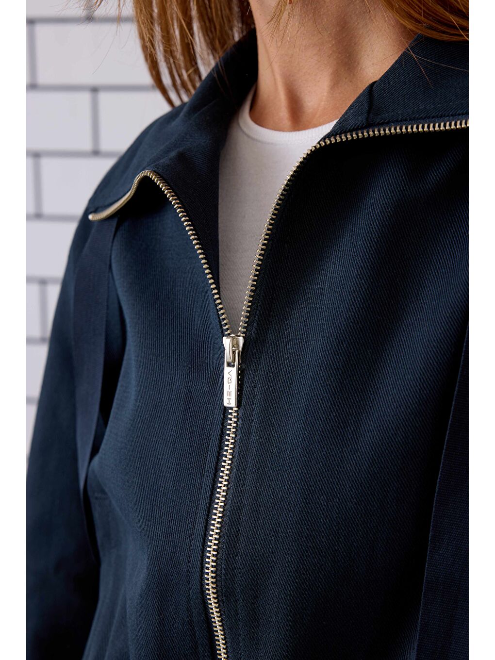 Bağcıklı Helen Ceket Lacivert-2