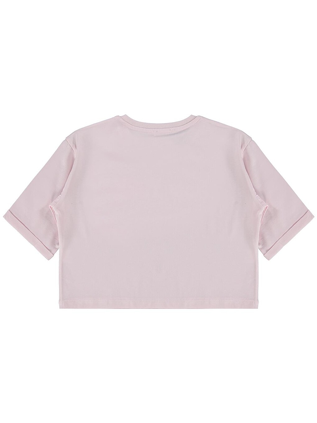 Pembe Girls New York Baskılı 10-13 Yaş Tişört - Pudra-1