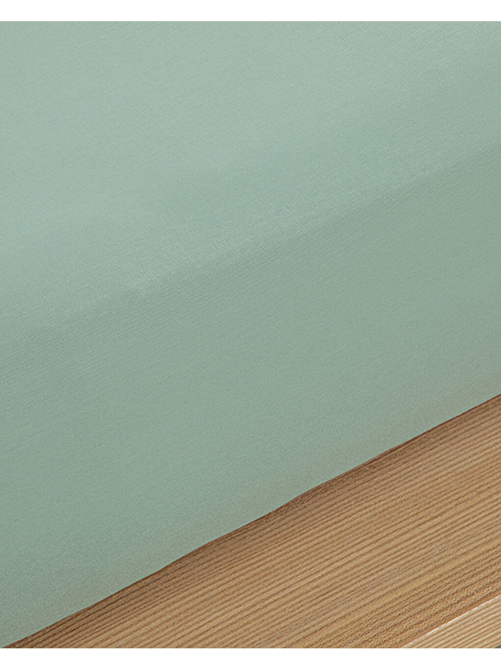 Düz Pamuklu Super King Lastikli Çarşaf Çağla Yeşili-1