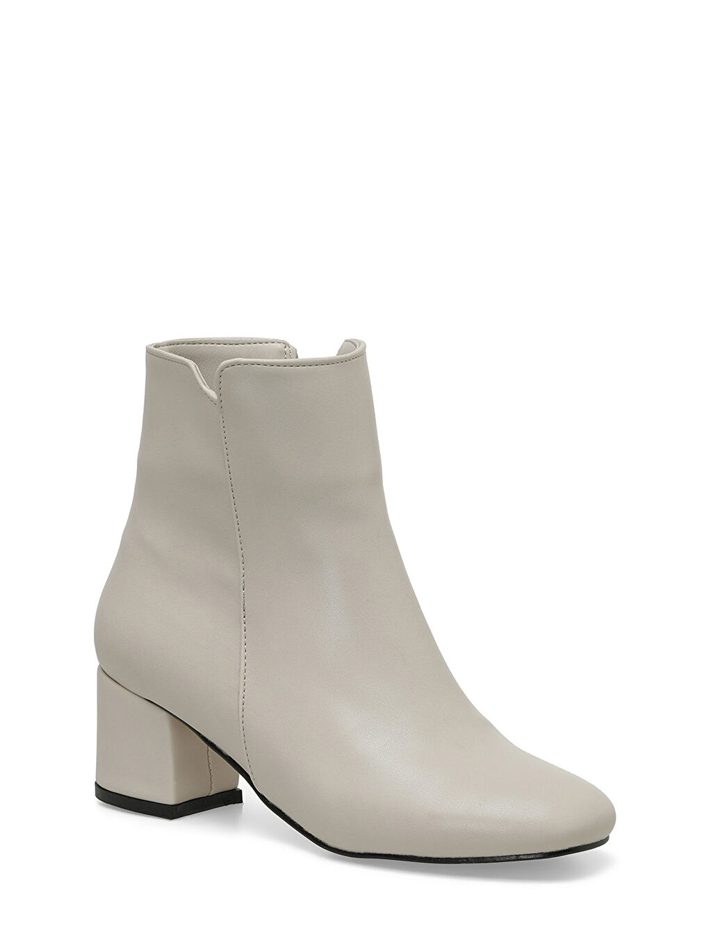 AXEL 3PR Bej Kadın Topuklu Bot-1