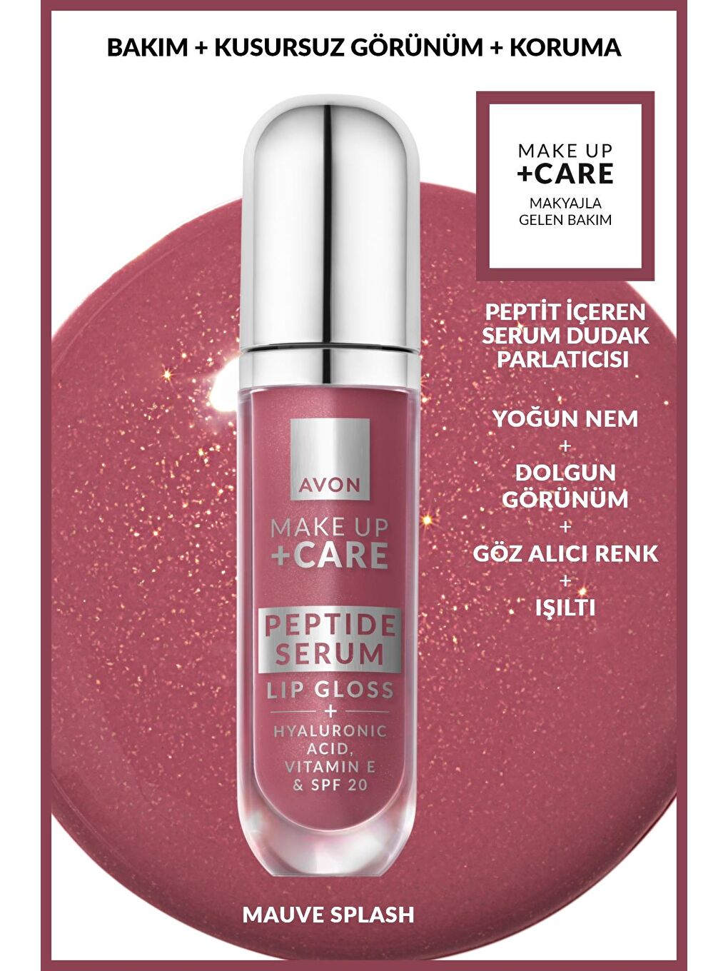 Peptit Serum Lip Gloss Mauve Splash-1