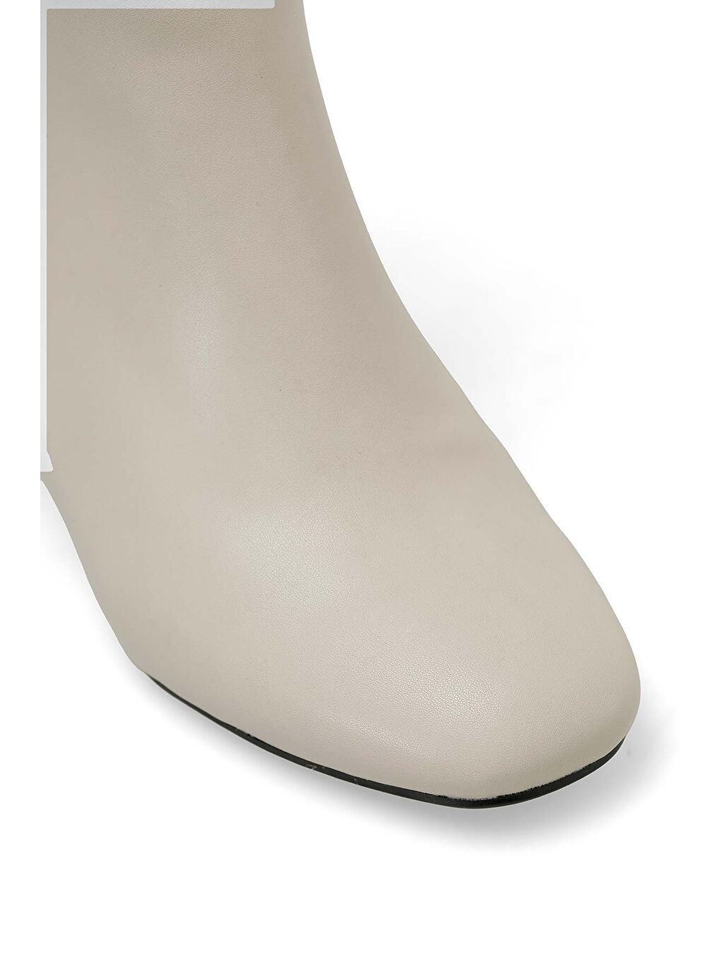AXEL 3PR Bej Kadın Topuklu Bot-7