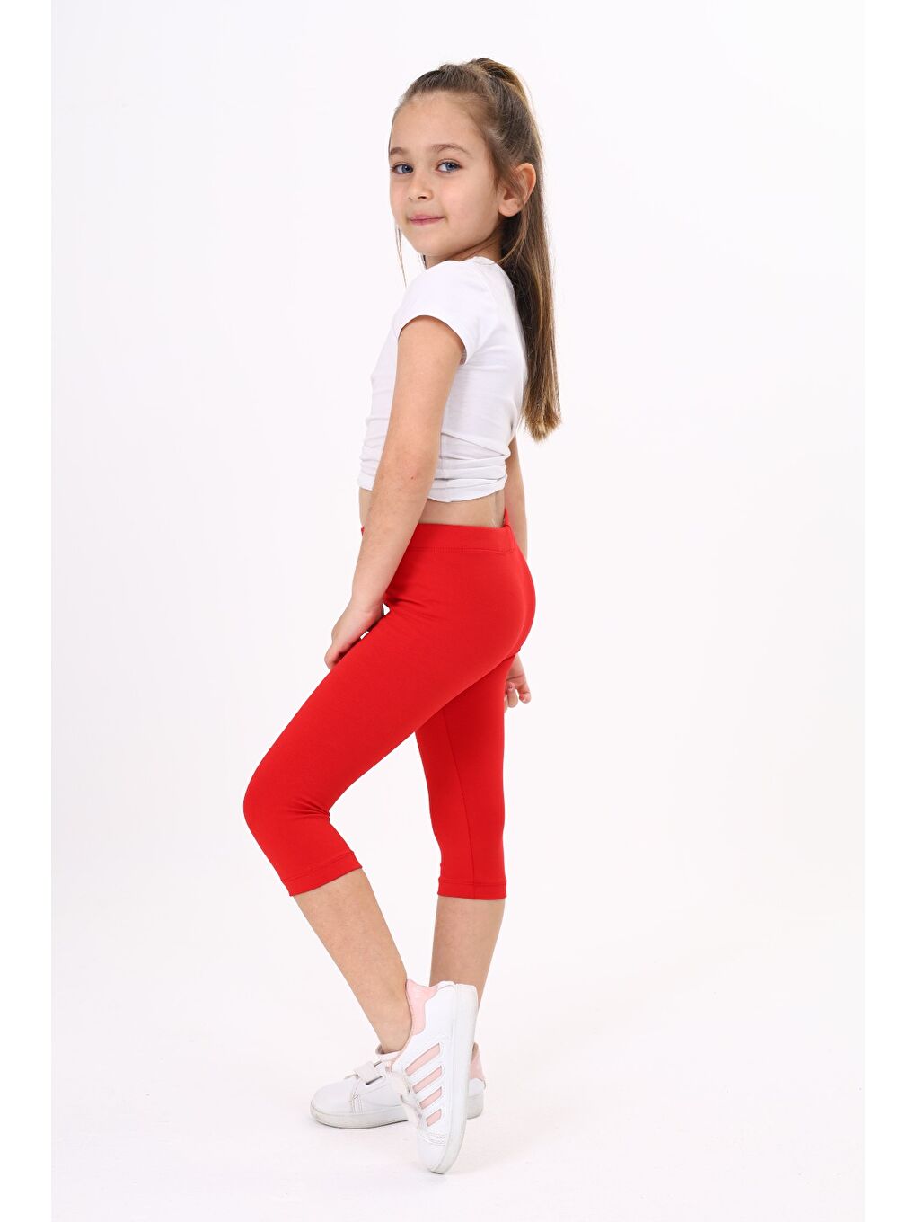 Kırmızı Kız Çocuk Tayt-1