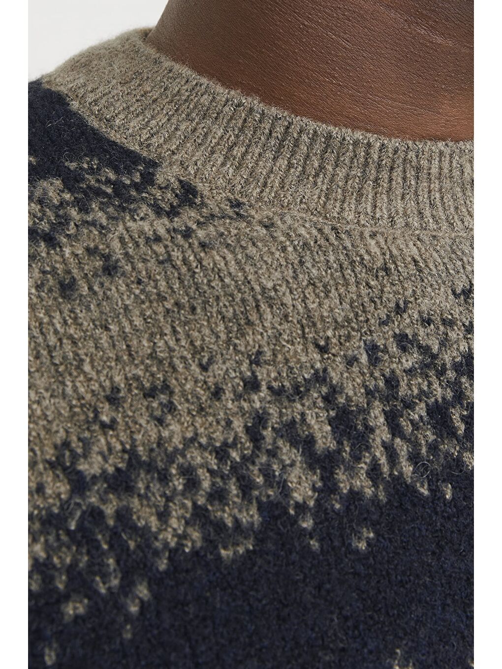 Siyah Premium Jprvillex Pamuklu Bisiklet Yaka Örme Erkek Kazak 12278345-3