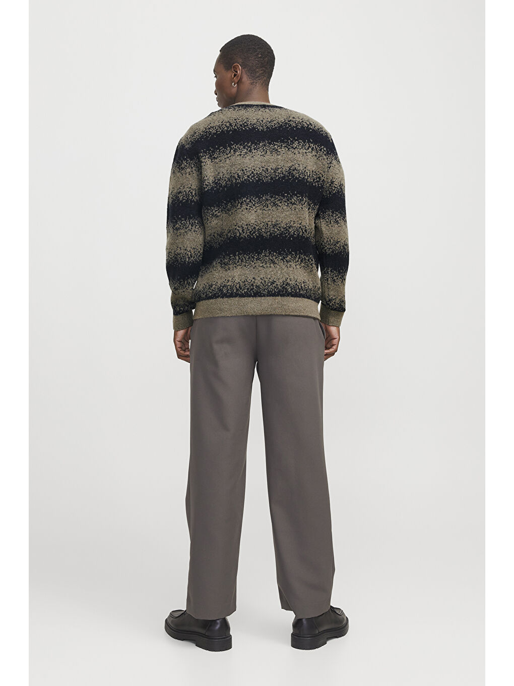 Siyah Premium Jprvillex Pamuklu Bisiklet Yaka Örme Erkek Kazak 12278345-5